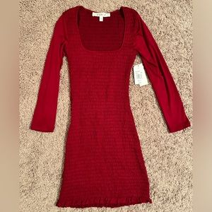 ROW A smocked body con dress